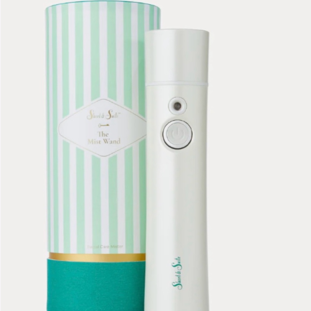 White and Teal Personal Electronic Device